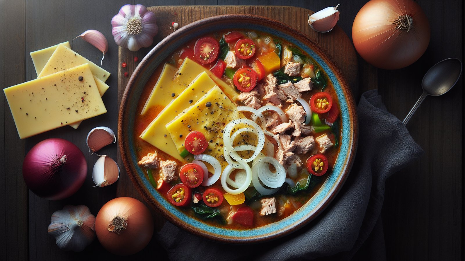High-Protein Lasagna Soup