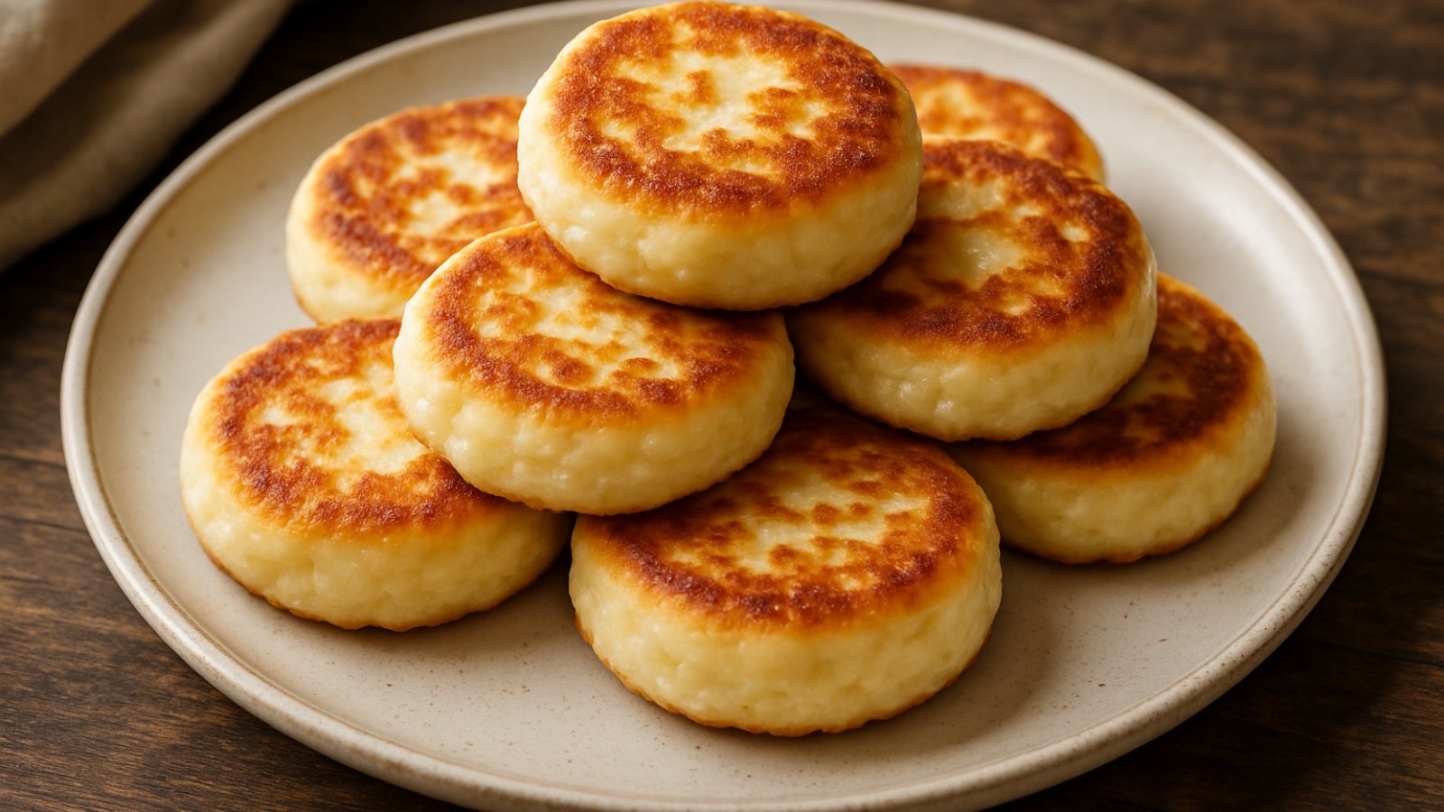 Fluffy Cottage Cheese Pancakes