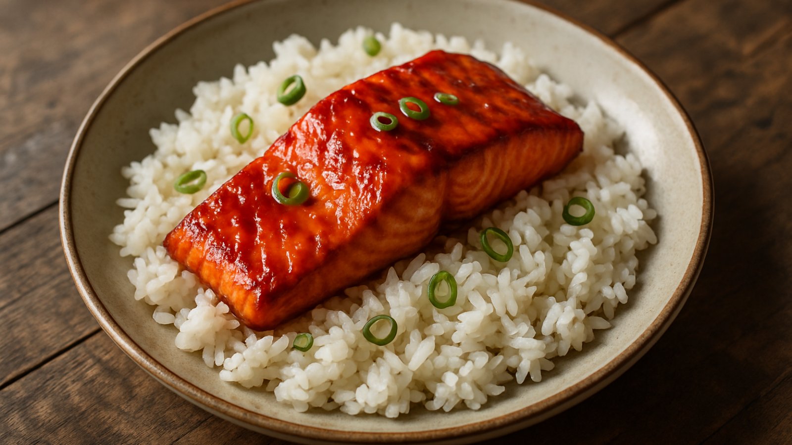 Gochujang Salmon Rice Bowl